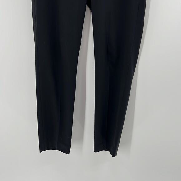 Rag & Bone Women's Wool with leather trip pants - Black - 8 - Picture 3 of 9